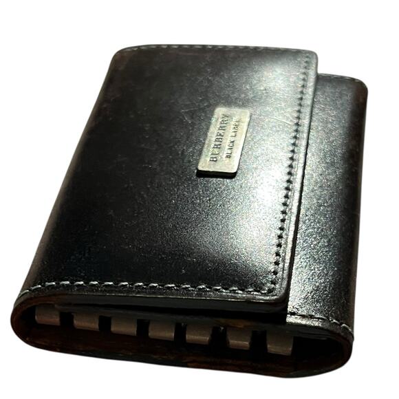 Burberry Black Label leather key case with six hooks for keys RARE - Picture 10 of 13